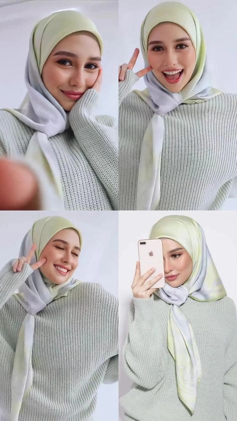 Hijabi Poses For Instagram, Hijab Guide, Hijab Portrait, Anna Jobling, Hijab Photoshoot, Muslim Style, Hijab Style Tutorial, Mode Turban, Head Scarf Styles