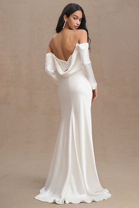 Drop waist wedding dress