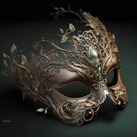 Mask Fantasy Design, Masquerade Ball Fantasy Art, Ornate Masquerade Mask, Masquerade Mask Character Art, Masquerade Mask Spider, Beautiful Mask Design, Fantasy Masks Art, Fancy Masquerade Mask, Forest Masquerade Mask