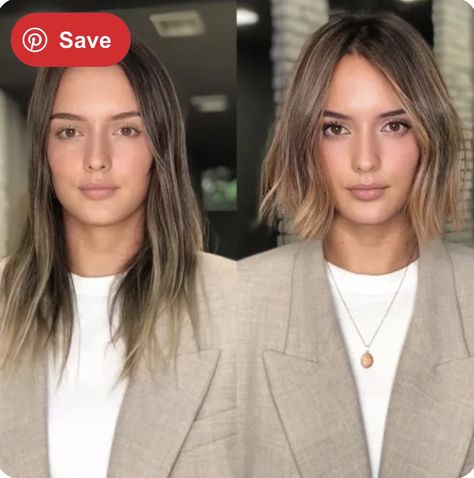 Neck Length Hair, Before And After Haircut, Straight Bob Hairstyles, Short Blonde Bobs, Fine Straight Hair, Medium Bob, Long To Short Hair, Bob Haircut For Fine Hair, Bob Hairstyles For Fine Hair