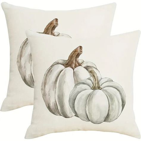 Linen Throw Pillow Covers White Teal Grey - Temu Grey Pumpkin, Outdoor Furniture Decor, Pumpkin Pillows, Bed Couch, Garden Pillows, Teal And Grey, 20x20 Pillow Covers, Linen Throw Pillow, Pumpkin Pattern