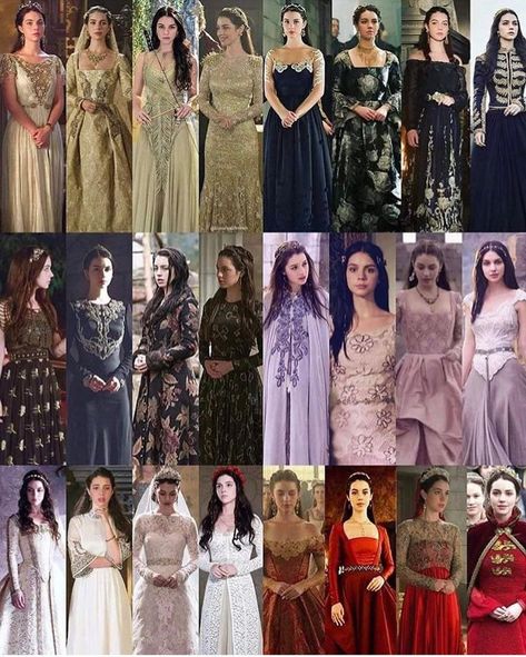 Maddelina Reign Costumes, Reign Outfits, Mary Costume, Reign Tv Show, Marie Stuart, Reign Mary, Reign Fashion, Reign Dresses, Mary Dress