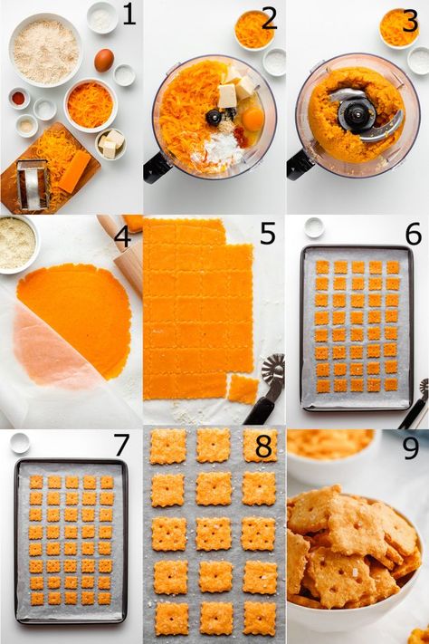 Keto Cheese Crackers (grain-free, gluten-free) - Texanerin Baking Keto Cheese Crackers, Homemade Cheese Crackers, Low Carb Crackers, Resepi Biskut, Homemade Crackers, Low Carb Snack, Baking Soda Beauty Uses, Keto Cheese, Recetas Keto