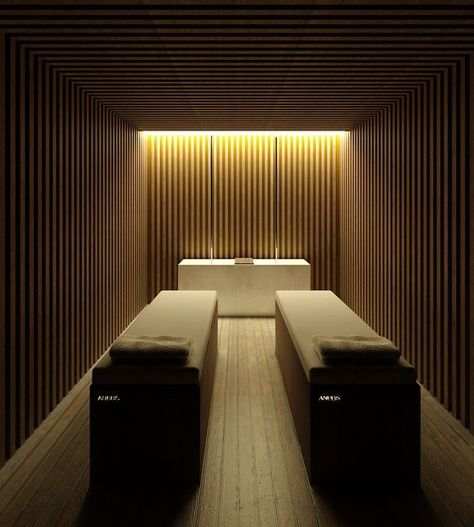 Deco Spa, Massage Room Design, Spa Massage Room, Japanese Spa, Massage Therapy Rooms, Home Spa Room, Spa Room Decor, Spa Interior Design, Spa Lighting