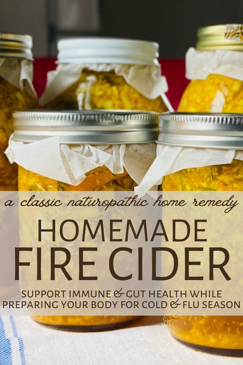 Heal The Gut, Homemade Medicine, Fire Cider Recipe, Natural Immune Boosters, Fire Cider, Raw Apple Cider Vinegar, Healing Remedies, Cider Recipe, Vinegar And Honey