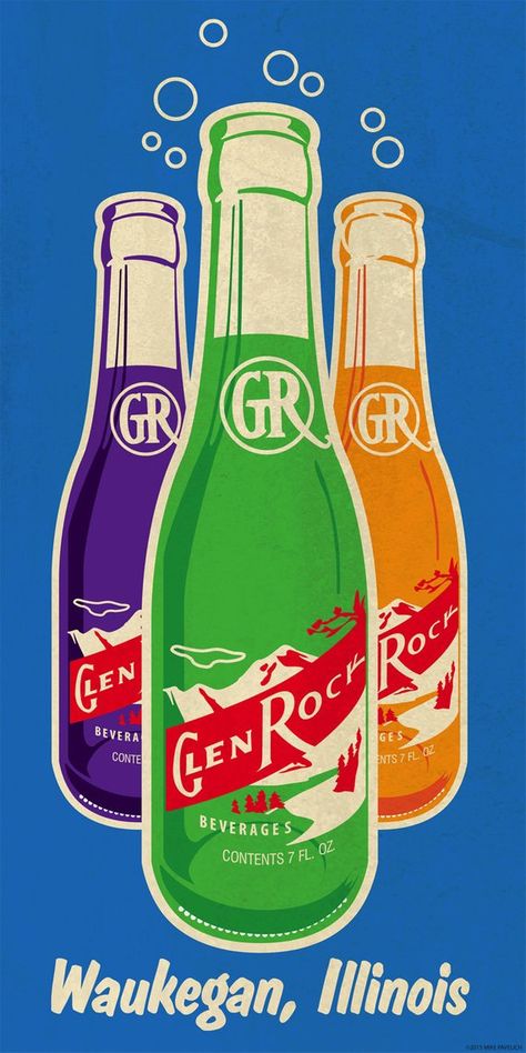 Glen Rock Pop - Waukegan, Illinois Waukegan Illinois, Soju Bottle, Advertising Signs, Memory Lane, Videos Funny, Good Old, Childhood Memories, Illinois, Growing Up