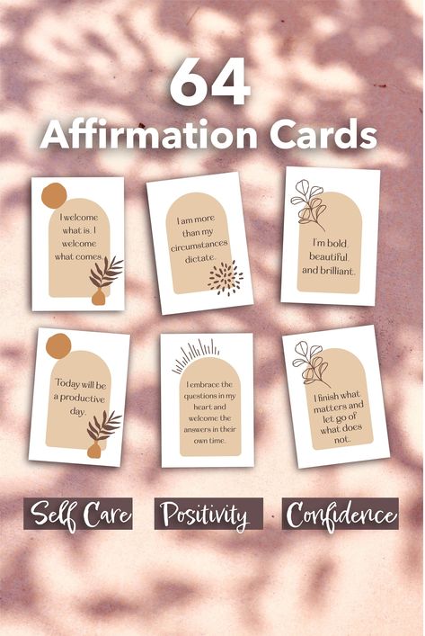 Motivational Planner Ideas, Words Of Affirmation Printables, Manifestation Cards, Affirmation Cards Printable, Candle Workshop, Digital Ideas, Yoga Cards, Gratitude Cards, Planner 2022