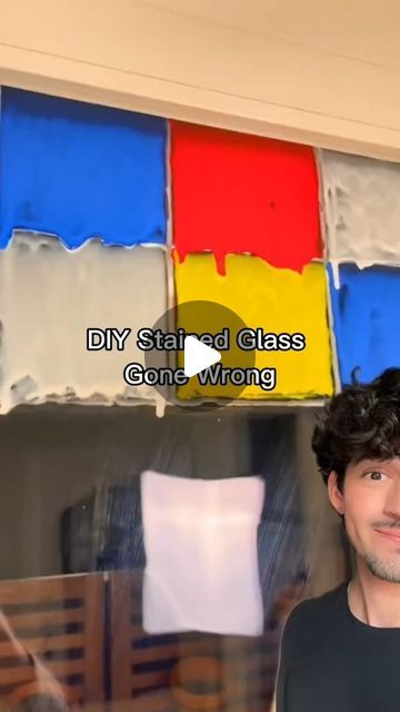 Diy Stained Glass Window Paint, Diy Stained Glass Paint, Diy Faux Stained Glass Window, Faux Stained Glass Diy, Stained Glass Tutorial, Painting On Glass Windows, Diy Stained Glass Window, Diy Staining, Glass Diy