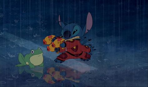 Disney's Lilo & Stitch: Stitch meets a frog No One Is Listening, The Beast Movie, Frog Wallpaper, Love Dance, Disney Collage, My Spirit Animal, My Spirit, Cute Disney Wallpaper, Disney Lilo