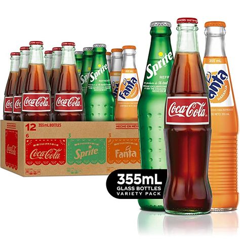 Mexican Coke Fiesta Pack, 12 fl oz Glass Bottles, 12 Pack: Amazon.com: Grocery & Gourmet Food Mexican Coke, Glass Coke Bottles, Broken Bottle, Orange Soda, Hispanic Food, Palm Kernel Oil, Coke Bottle, Coca Cola Bottle, Cranberry Orange