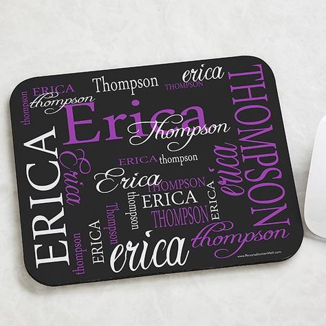 Unique School Supplies, Personalized Flower Pot, Personalized Office Gifts, Personalization Mall, Desk Gifts, Kids School Supplies, Personalized Mouse Pad, Bachelorette Party Gifts, Personalized Towels