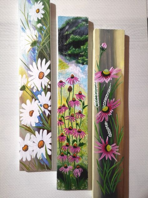 Painting On Wooden Planks, Shake Art, Wood Board Signs, Cedar Shake, Painting Flowers Tutorial, Board Signs, Barn Wood Crafts, Flowers Tutorial, Fence Art