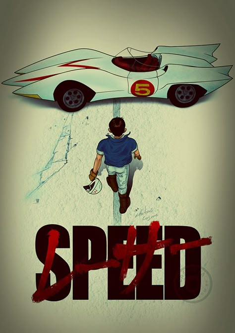 Speed Racer Akira Themed Poster Speed Racer Cartoon, Speed Racer Car, Akira Poster, Motorcycle Poster, Japanese Superheroes, Motorcycle Posters, Morning Cartoon, Speed Racer, Cars Movie