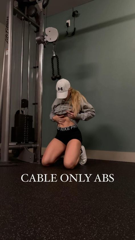 Abbs Work Out For Women At Gym, Inspire Workout Machine, Gym Equipment Ab Workout, Abdomen Workout For Women Gym, Ab Workout With Machine, Abs Workout Gym Machine For Women, Matt Ab Workout, Gym Machine Core Workout, Cable Machine Abs Ab Exercises