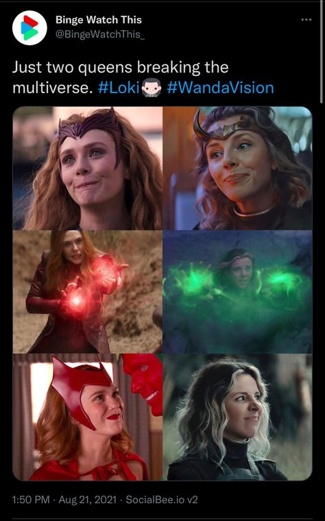 Marvel Women Art, Scarlet Witch And Loki, Loki And Wanda, Marvel Tweets, Tragic Backstory, Mcu Women, Marvel Comics Women, Marvel Loki, Marvel Fanart