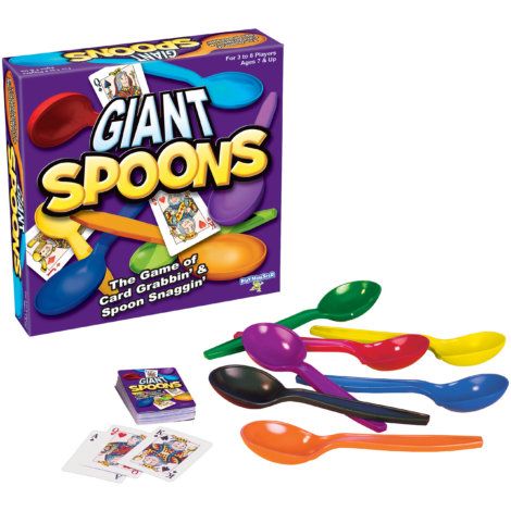 Find thePlay Monster Giant Spoons by Play Monster at Mills Fleet Farm. Mills has low prices and a great selection on all 8-11 Years. Spoons Game, Family Game Night Snacks, Family Game Night Food, Giant Spoon, Game Night Snacks, Family Games For Kids, Game Night Gift, Classic Card Games, Card Games For Kids