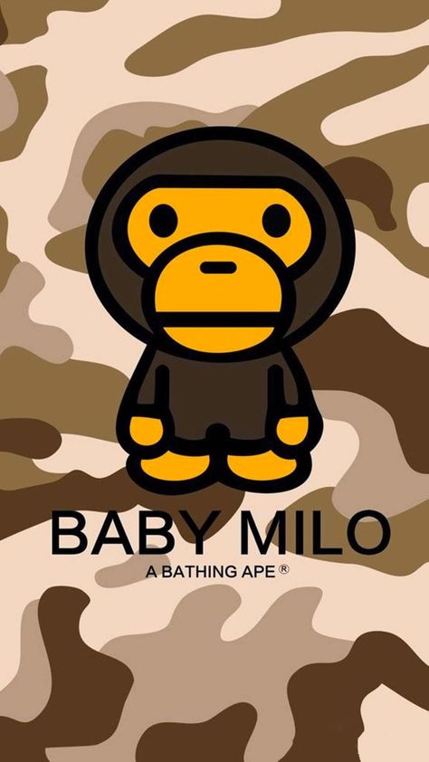 Bape Monkey Wallpaper, Ape Wallpaper, Bape Cartoon, Bape Art, Bape Wallpaper Iphone, Hood Wallpapers, Mickey Mouse Wallpaper Iphone, Monkey Logo, Kaws Wallpaper