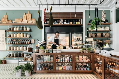 Eat Local: Lisbon’s Best Gourmet Food Markets Zero Waste Store, Grocery Store Design, Regal Design, Store Interiors, Interior Design Magazine, Store Design Interior, Retail Interior, Retail Store Design, Design Del Prodotto