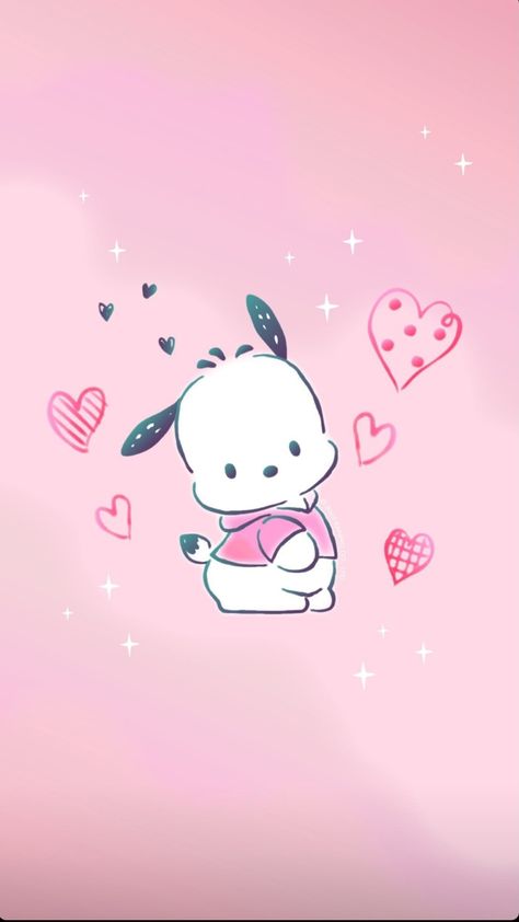 Kawaii Valentine, Cat App, Valentines Wallpaper, Latest Wallpapers, Sanrio Wallpaper, Flower Background Wallpaper, Hello Kitty Plush, Kitty Wallpaper, Dog Wallpaper