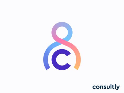 Here is another concept I'm exploring for consultly,  online consulting service.  Happy to hear your thoughts about this logo and if you have seen something similar done before! Healthcare Branding, Arrow Logo, Logo Style, Consulting Logo, Care Logo, Business Software, Service Logo, Graphic Design Lessons, Paying Bills