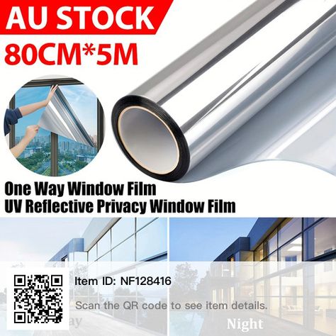 Mirror Window Film, Mirrors Film, Sun Block, Privacy Film, Window Privacy, Privacy Glass, Window Mirror, Mirror Effect, Window Insulation