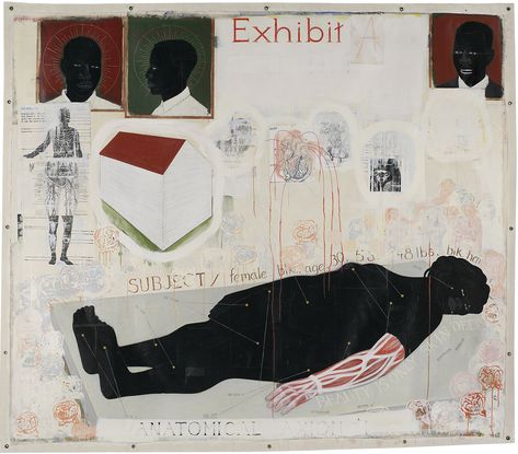 KERRY JAMES MARSHALL, “Beauty Examined,” 1993 (acrylic and collage on unstretched canvas) Kerry James Marshall, Daniel Richter, Neo Rauch, Art Et Illustration, Museum Of Contemporary Art, Black Artists, Metropolitan Museum Of Art, American Artists, Figure Painting