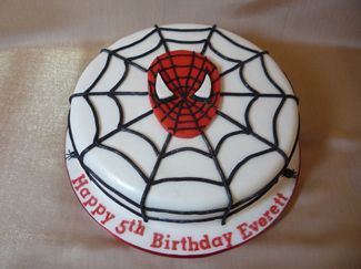 Spiderman Cake Ideas, Digger Cake, Cake Designs For Boy, Spiderman Cake Topper, Spiderman Birthday Cake, Logo Cake, Spiderman Logo, Superhero Birthday Cake, Novelty Birthday Cakes