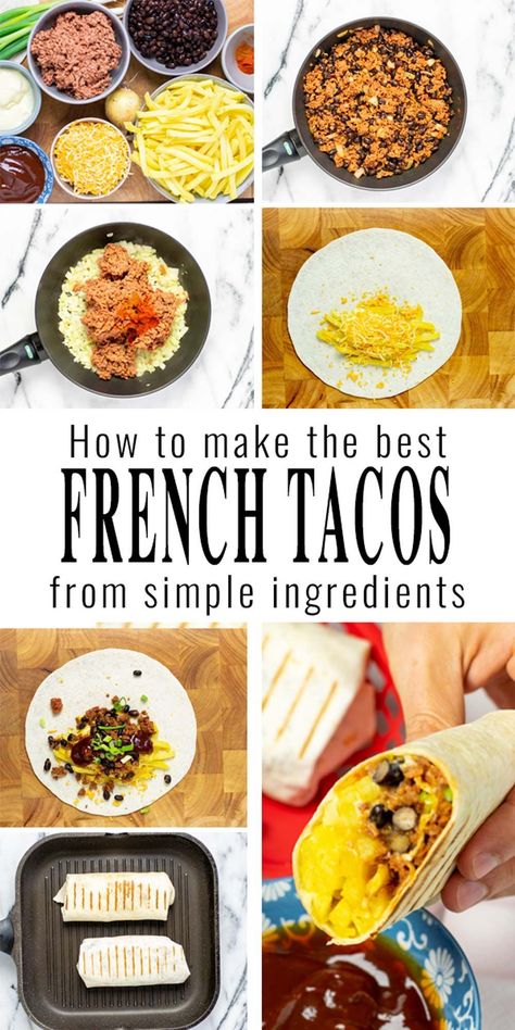 French Tacos Recipe, French Tacos, Clean Eating Vegan, Vegan Ground Beef, Dairy Free Diet, Homemade Gluten Free, Best Vegan Recipes, Healthy Comfort Food, Budget Friendly Recipes