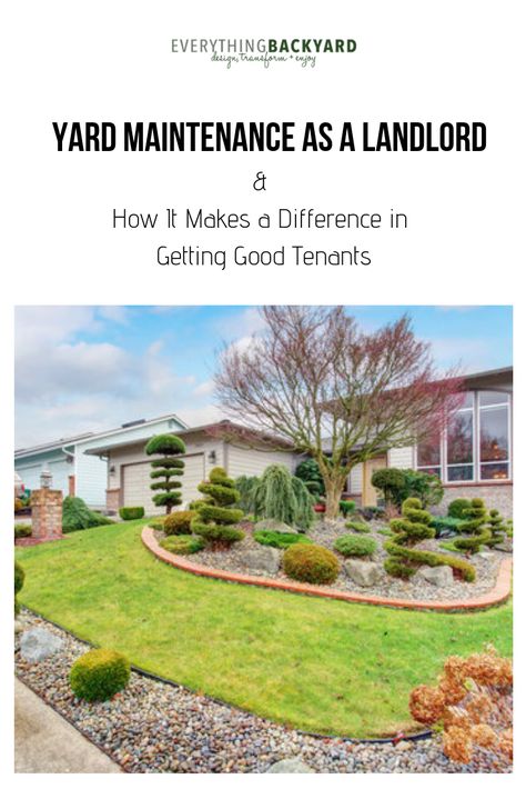 Are you a landlord that is looking for tips for improving your rental property? Well, you have come to the right place. In this article, we'll take a look at yard maintenance tips for landlords and how it makes a difference in getting good tenants. #YardMaintenanceLandlordForBeginners #YardMaintenanceLandlordChecklist Landscaping For Rental Property, Rental Property Landscaping, Yard Drainage, Real Estate Training, Yard Maintenance, Drainage Solutions, Plant Problems, Rental House, Play Yard