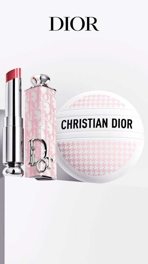 Rediscover the Dior skincare and makeup duo for visibly plumped, hydrated and glossy lips. #dioraddict #diorlebaume Dior Makeup Products, Dior Items, Dior Skincare, Pink Houndstooth, Couple Holding Hands, Skincare And Makeup, Dior Makeup, Dior Beauty, Dior Addict