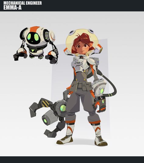 ArtStation - Mars Girl Astronaut Character Design, Machine Reference, Mars Illustration, Fortnite Ideas, Scifi Character Design, Batman Art Drawing, Robot Design Sketch, Sci Fi Character Design, Character Turnaround