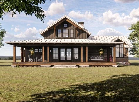 southern-gallery-4 Modern House With Wrap Around Porch, Cabin House Plans Open Floor, Post And Beam House Plans, Modern Post And Beam Homes, Timber Frame Home Interiors, Bedroom Addition Plans, Timber Frame Farmhouse, Rustic Cabin Plans, Timber Frame House Plans