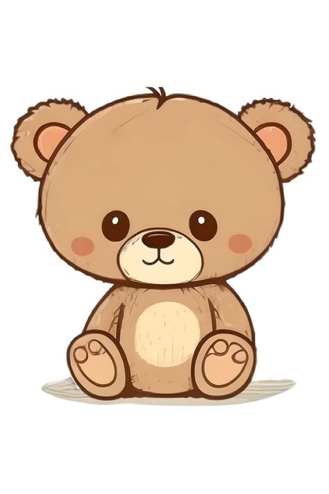 Teddy Bear Drawing Cute, Little Bear Drawing, Cute Teddy Drawing, Drawing Of Teddy Bear, Cute Doll Drawing, Bear Cute Drawing, Bear Drawing Cute, Cute Teddy Bear Drawing, Drawing Teddy Bear