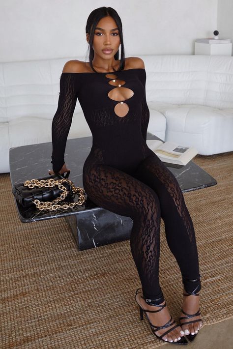 Mesh Romper Outfit, Mesh Jumpsuit Outfit, Jumpsuit Outfit Black, Birthday Jumpsuit, Seamless Jumpsuit, Club Jumpsuit, Jumpsuit Outfits, Off Shoulder Romper, Jumpsuit Outfit