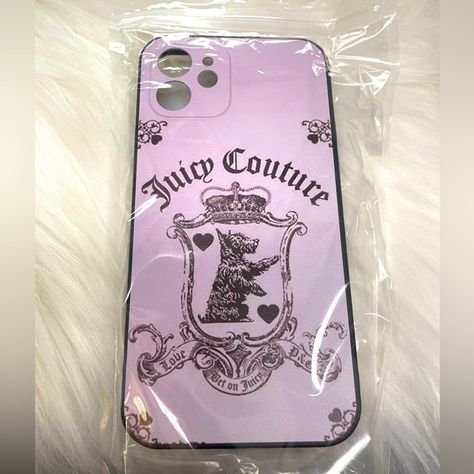 Brand New Unused Juicy Couture Iphone 12 Case Y2k Case, Iphone 12 Cases, Houston Apartment, Big Juicy, Mushroom Jewelry, Future Room, Pink Lifestyle, Pink Stuff, Iphone Case Stickers