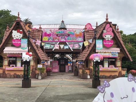 Hello Kitty Heaven - Review of Harmony Land, Hiji-machi, Japan - TripAdvisor Hello Kitty Theme Park Japan, Japan Hello Kitty Land, Hello Kitty Land, Sanrio Land, Tokyo Trip, Sanrio Puroland, Kitty Aesthetic, Hello Kitty Themes, Hello Kitty Aesthetic