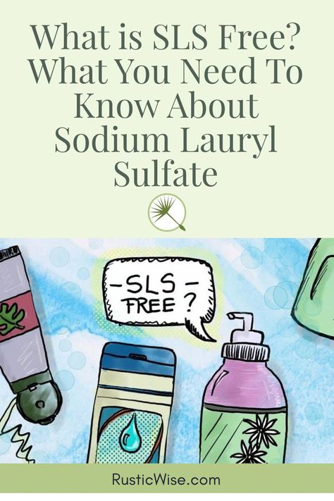 So, what is SLS free, exactly? This term simply means a product contains no sodium lauryl sulfate. BUT, the product may contain other similar chemicals that cause similar skin irritating symptoms. If you’re wondering whether it’s safe to use personal care products with SLS, we’ll take a closer look at this chemical & safer alternatives. We’ll also debunk some common myths about SLS along the way. #skincare #nourish #wellness #moisturizing #soap | sodium lauryl sulfate dangers | via @RusticWise Chemical Safety, Creative Senior Pictures, Common Myths, Sodium Lauryl Sulfate, Sls Free Products, Itchy Skin, Soap Recipes, Natural Soap, Irritated Skin