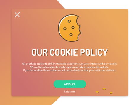 Cookie Policy Pop-Up by Elvinas Ly Cookie Pops, Web Design Tips, Show And Tell, Photoshop Tutorial, Design Tips, Ux Design, Global Community, Creative Professional, Pop Up