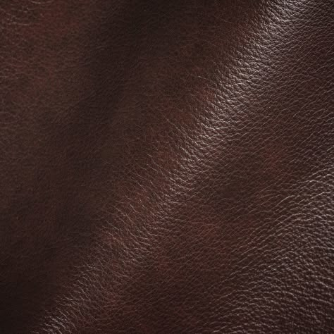 This sophisticated Margarita Italian Chocolate Semi-Aniline Hand Antiqued Performance Top Grain Cow Leather Hide evokes images of studies with towering bookshelves and framed atlases. Reminiscent of old English Bridle leathers, this dark brown material is semi-aniline dyed, stained with a combination of oils and waxes followed by a protective topcoat, then hot ironed to finish, giving it a truly unique, comfortable look while providing exceptional durability. Slick in hand with a subtle texture Dark Chocolate Aesthetic, Gold Brunette, Product Design Presentation, Brown Leather Texture, Desk Product, Revival Design, Italian Chocolate, Funky Monkey, English Bridle