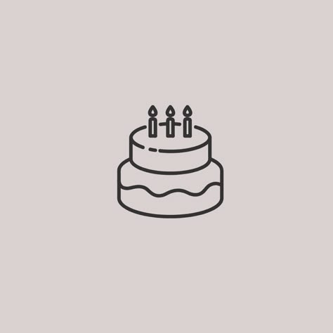 Mini Cake Tattoo, Cute Cake Drawing Easy, Simple Birthday Drawings, Birthday Cake Art Drawing, Cake Doodle Drawing, Simple Cake Drawing, Easy Birthday Cake Drawing, Birthday Cake Tattoo, Birthday Cake Drawing Simple