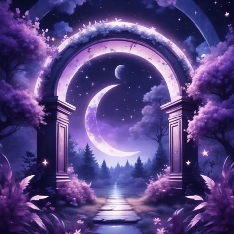 Portal Background, Fantasy Portal, Magical Background, Magic Background, Pink Glitter Wallpaper, Witch Wallpaper, Dark Purple Wallpaper, Event Stage, Green Screen Video Backgrounds