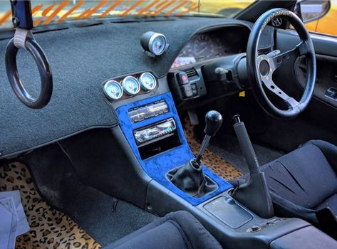 JDM interior most likely from an s-chassis 180sx Interior, Jdm Interior Ideas, 240sx Interior, Miata Drift, Jdm Interior, Evo 3, Jdm Wheels, Car Builds, Car Things