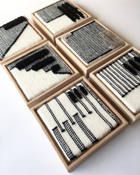 Art Macramé, Small Study, Diy Weaving, Woven Wall Art, Weaving Textiles, 자수 디자인, Weaving Projects, Weaving Patterns, Weaving Art