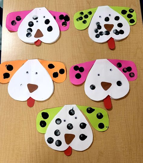 Today we talked more about amazing animal Dog and explained that some dogs, such as Dalmatians, have spots on them .Kids also enjoyed making craft time , First they made puppy out of pre cut shapes and painted some spots on it . Pet Artwork For Preschool, Dog Art For Preschoolers, Easy Pet Crafts For Preschool, Dog Toddler Craft, Dog And Cat Crafts Preschool, Dog Days Of Summer Crafts, Puppy Crafts Preschool, Dalmatian Crafts Preschool, Preschool Dog Craft