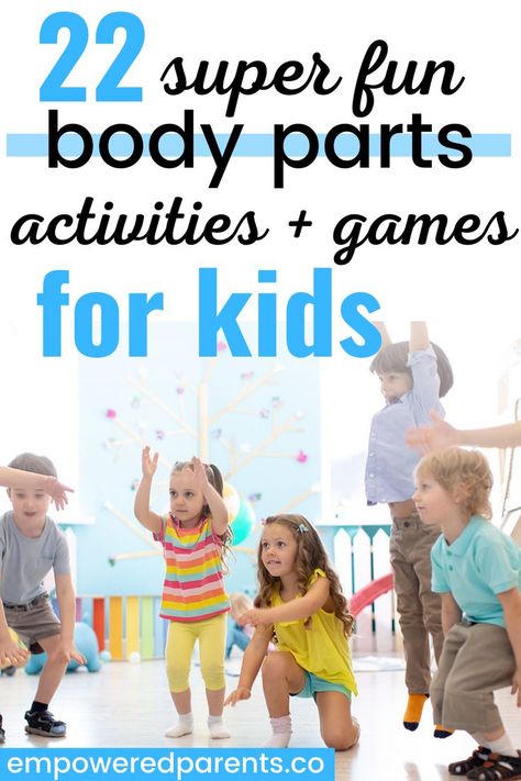 Body Parts Activities For Toddlers, Body Awareness Activities, Preschool Body Theme, Body Parts Theme, Body Parts Preschool Activities, Body Parts For Kids, Activity Games For Kids, Body Preschool, Human Body Activities