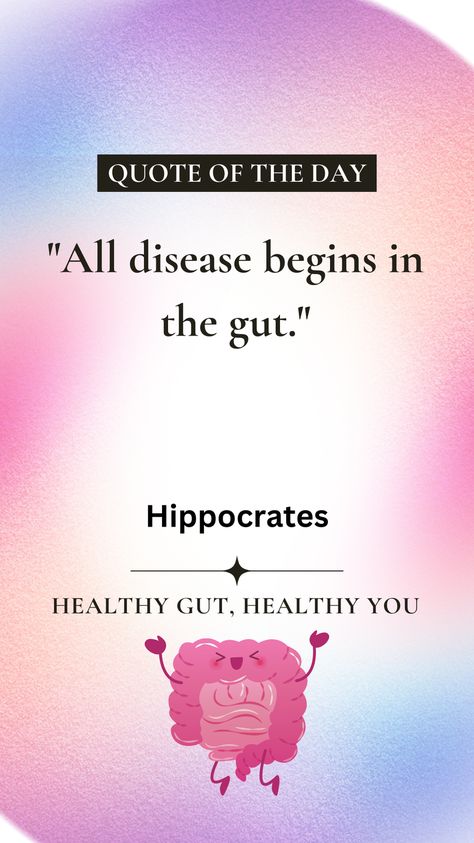 These daily quotes highlight the importance of gut health, its connections to overall wellness, and the vital roles gut bacteria play. They come from ancient wisdom, modern doctors, authors and are meant to be fun, insightful reminders about prioritizing gut health. Gut Health Quotes, Gut Quotes, Guts Quotes, Health Images, Happy Gut, Gut Brain, Gut Bacteria, English Study, Healthy Gut