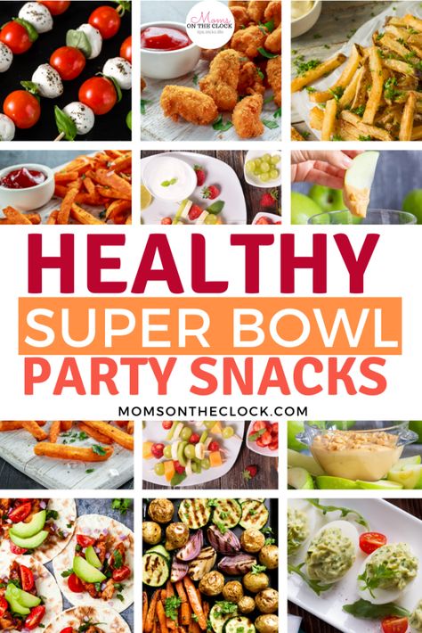 Super Bowl Fruit, Healthy Super Bowl Snacks, Superbowl Party Food Healthy, Superbowl Party Food Easy, Super Bowl Party Snacks, Healthy Super Bowl, Healthy Superbowl Appetizers, Super Bowl Menu, Easy Super Bowl