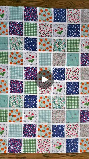 5.6K views · 283 reactions | No, but really   All you need is a fun cheater fabric (I’m using the Summer Picnic panel by @polkadotchair for @rileyblakedesigns ) and 5/8” Chenille-It.   Stitch your Chenille-It over the lines of the fabric- I like to do all of my vertical lines first, and then overlap with my horizontal lines. Then quilt. Bind. And wash and dry to fluff up!   I didn’t have to cut my fabric, or piece it back together, but with the help of Chenille-It I still get the look of a pieced quilt!    Easiest (and cutest, and coziest) quilt in the world!   ♥️ if this is a Chenille-It technique you would try! | Chenille-It l Nannette Holmberg | markambor · Belong Together SPED UP Chenille It Quilts, Cozy Quilts, Quilt Binding, Horizontal Lines, Vertical Lines, Traditional Quilts, Back Together, Quilting Tutorials, Summer Picnic