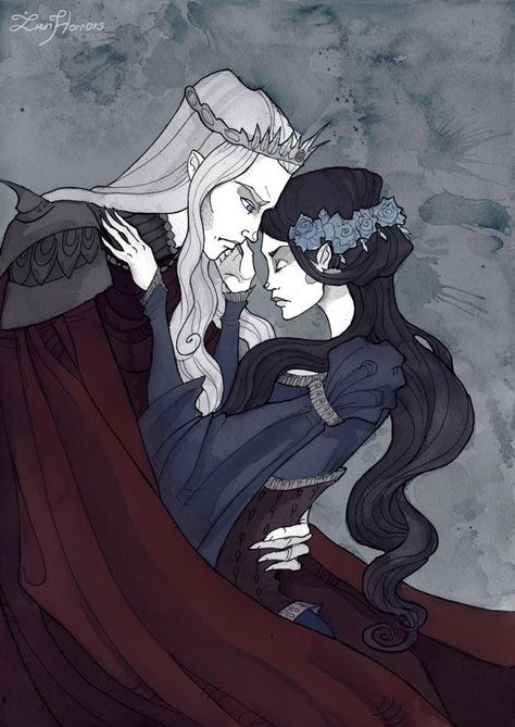 Rhaegar and Lyanna by IrenHorrors on DeviantArt Rhaegar And Lyanna, Abigail Larson, King In The North, Gra O Tron, Game Of Thrones Art, Hades And Persephone, A Song Of Ice And Fire, Gothic Art, The Villain