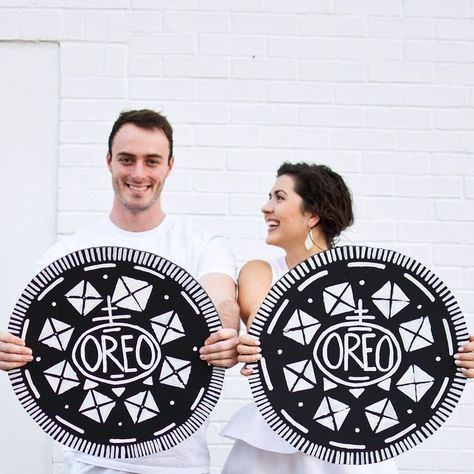 Oreo Costume, Couples Costume Halloween, Couples Costume, Rent The Runway, Oct 31, Couples Costumes, Diy Costumes, Costume Halloween, Halloween Fun